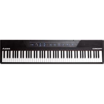 Piano à clavier 61 touches avec touches semi-lestées et support de