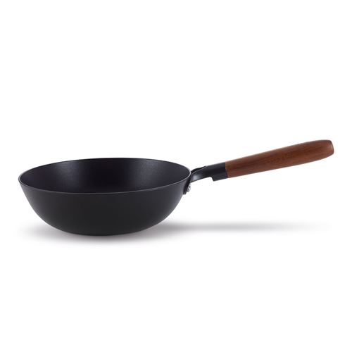 Non Communiqué Noir Poêle Wok 24 Cm Mandala - Beka - Métal