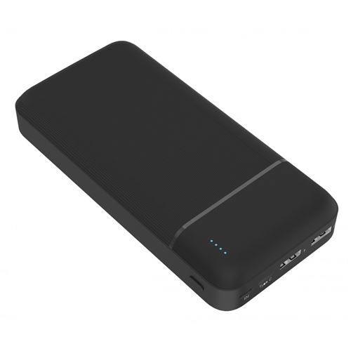 Batterie de Secours Noire 30 000mAh [ Travel Power Bank Externe ] Sortie 2 Ports USB-A