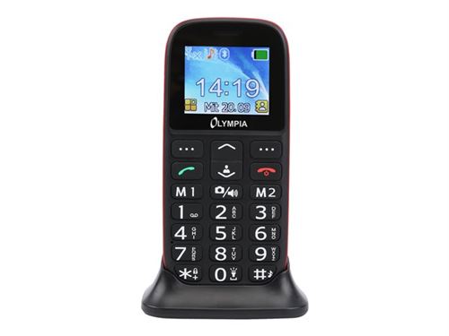 OLYMPIA BELLA - Téléphone mobile - microSDHC slot - GSM - noir