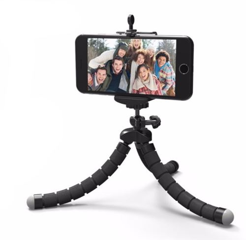 Mini Trepied avec Telecommande pour MEIZU Pro 6 Smartphone Android IOS Reglable Sans Fil Bluetooth Bouton