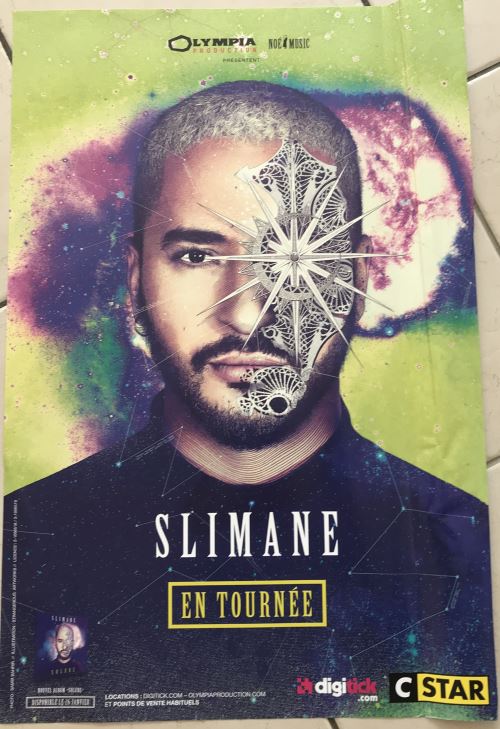 SLIMANE - en tournée - AFFICHE