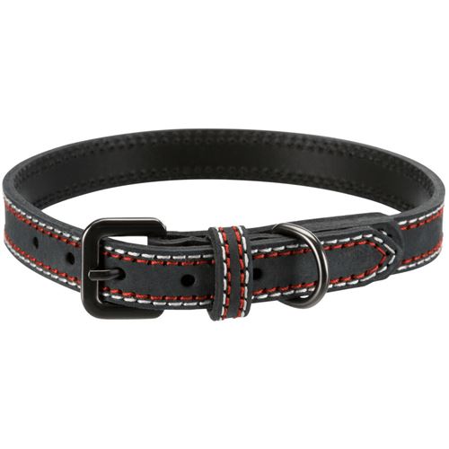 Meilleurs prix pour Native Collier Taille L D47-54cm H25mm Anthracite Trixie