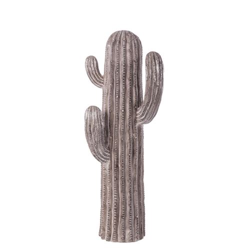 Figure décorative d'extérieur cactus gris 3 bras CANICO