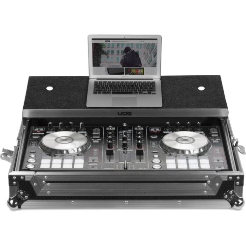 UDG Ultimate U92012SL flight case pour Pioneer DDJ-RR/-SR2 Silver Plus