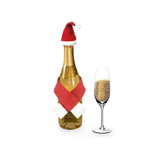 ensemble de décorations de père noël pour bouteilles (2 pcs) 144261