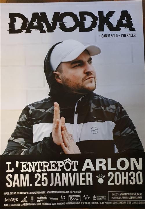 Davodka - Tour 2020 - 60x84cm - Affiche