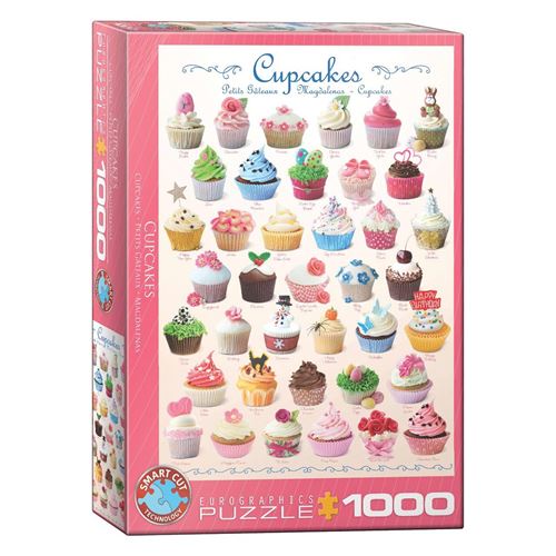 Eurographics Cupcakes puzzle (1000 pièces)