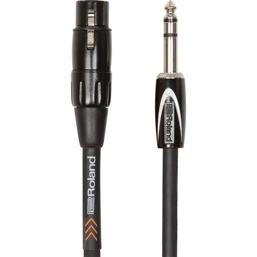 Roland RCC-5-TRXF Black Series câble XLR femelle - jack TRS mâle (1,5 mètre)