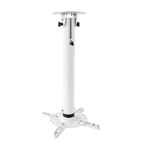 Pcm 200 40-55-w - support plafond pour vidéoprojecteur avec mat réglable de 40 cm à 55 cm - blanc