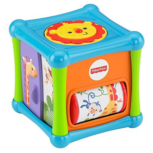 Fisher-Price Growing Baby Animal Activity Cube Multi Color