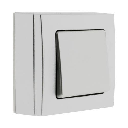 Poussoir borne auto saillie Bel'Vue - Chrome