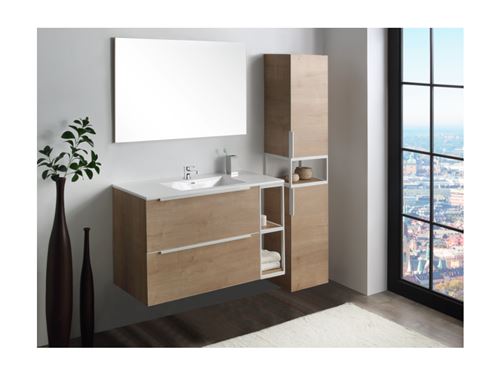 Ensemble ORANE - meubles de salle de bain - effet bois