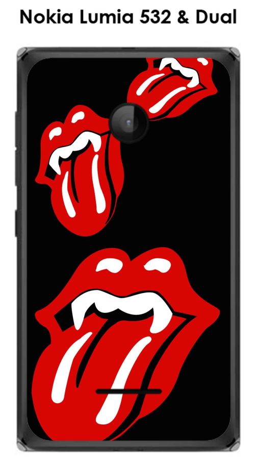 Coque Nokia Lumia 532 & Dual design rollingstones
