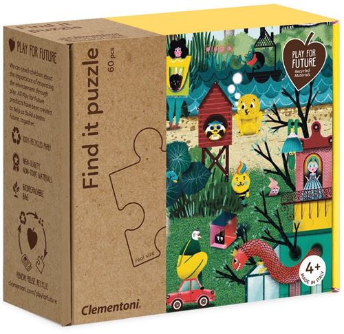 Clementoni jigsaw Find It Garden 60 pièces