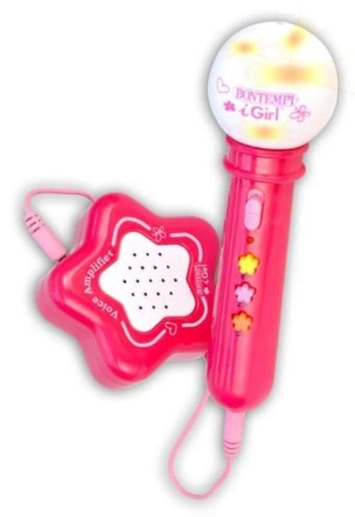 Bontempi Je microphone amplificateur karaoké fille rose
