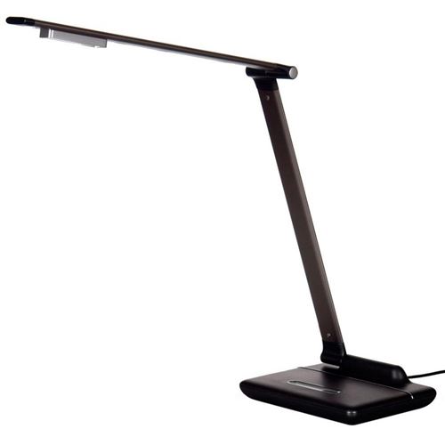 Linea Verdace MOMA Lampe de Table Led Intégrée Gris Argent