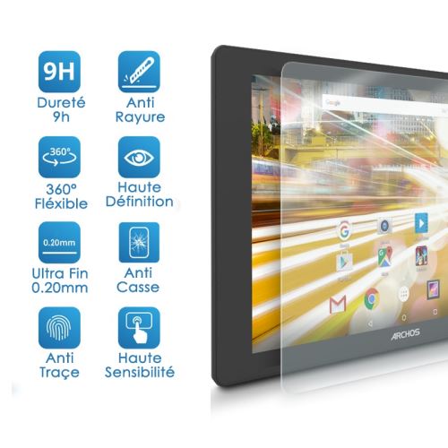 Protection en Verre Fléxible pour Tablette Archos 101e Neon 10.1 pouces -  Protection d'écran pour tablette - Achat & prix