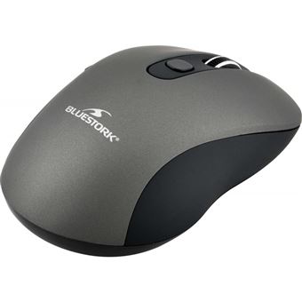 BLUESTORK Metal - Souris - 6 boutons - sans fil - récepteur sans fil USB - 1