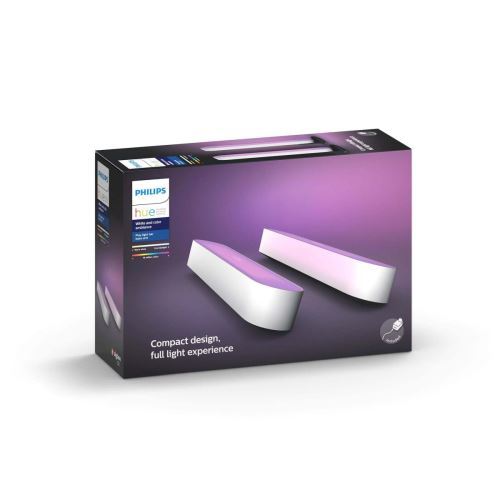 Lampe connectée Philips Hue Play Pack x2 Blanc
