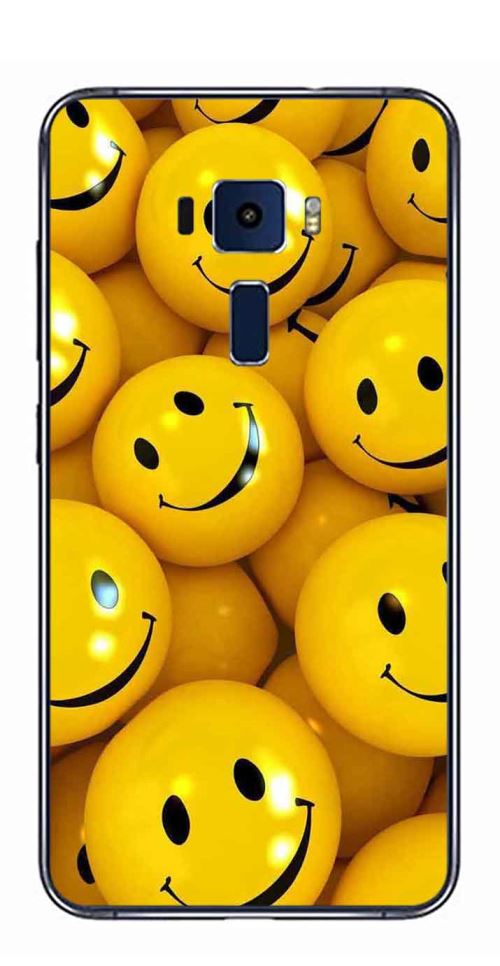 Coque TPU gel souple Asus Zenfone 3 ZE520 kL design Bonbons Smile