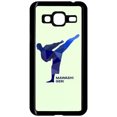 Coque Samsung Galaxy J3 Karate Coup De Pied Mawashi Geri