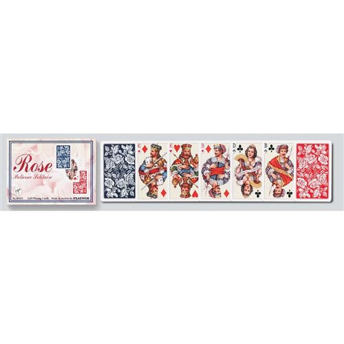 Coffret de 2 jeux de cartes ROSE PIATNIK Multicolore