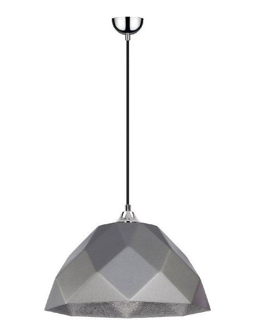 Paris Prix - Lampe Suspension Moderne rich 35cm Gris