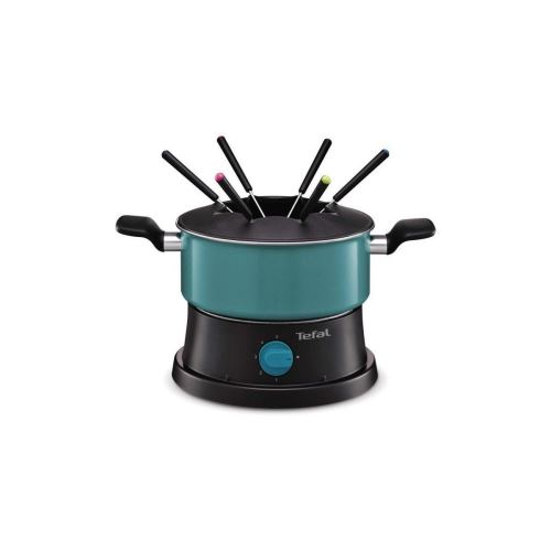 Fondue Electrique Tefal Ef354412 800 W Noir Et Turquoise Achat