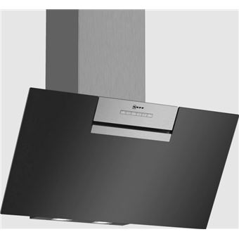 hotte décorative murale 90cm 60db b 399m3/h inox/verre - d85iee1s0