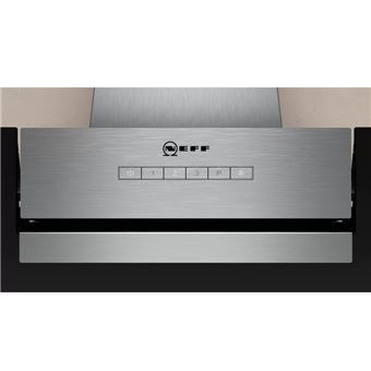 hotte décorative murale 90cm 60db b 399m3/h inox/verre - d85iee1s0