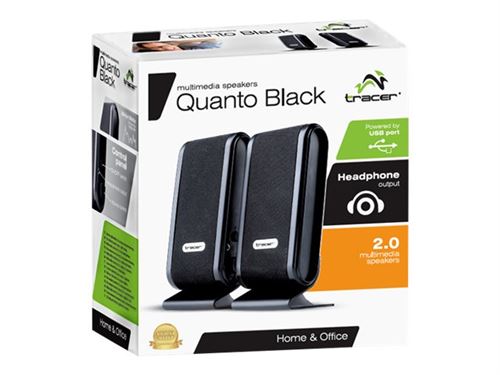 Tracer QUANTO - Haut-parleurs - pour PC - noir