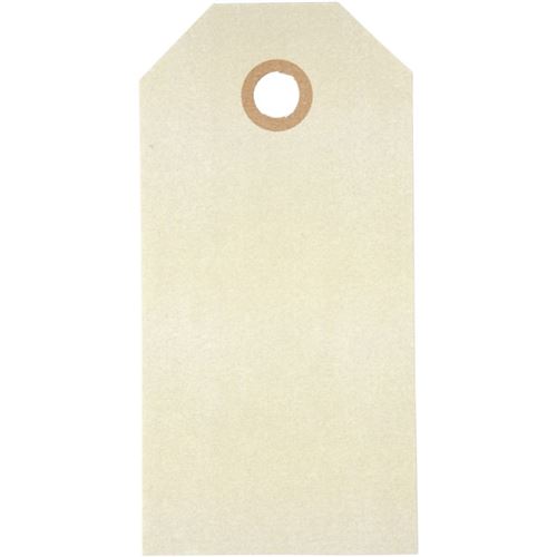 Étiquettes cadeaux - 5 x 10 cm - Naturel - 20 pcs