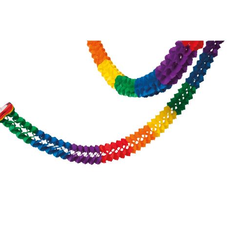 Amscan pendules arc-en-ciel 400 cm papier 2 pièces