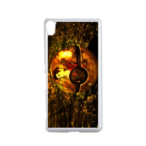 Coque Pokeball Gold Compatible Sony Xperia X Transparent