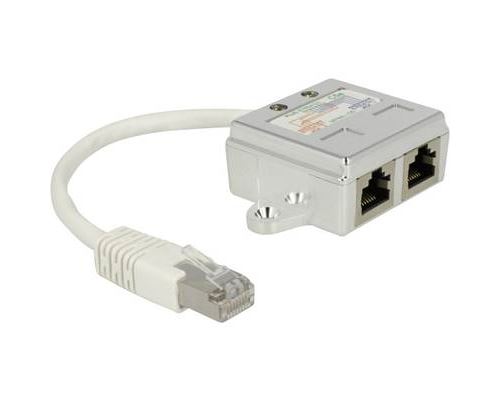 CONECTICPLUS Adaptateur Ethernet Rj45 Male Vers 2 X Femelle (téléphonie) -  Câbles ADSL - Achat & prix