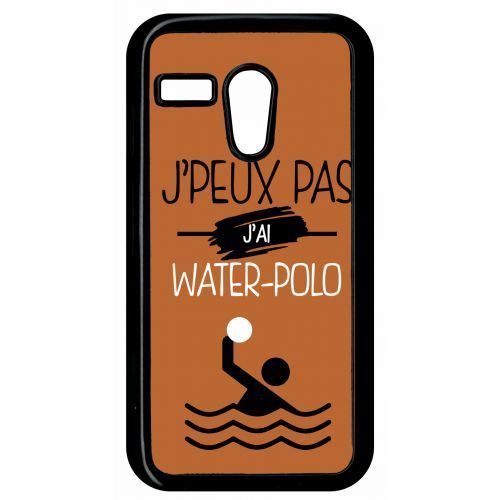 Coque motorola moto g j peux pas j ai water polo 7