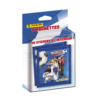 Jeu de cartes Panini Captain Tsubasa 8 pochettes