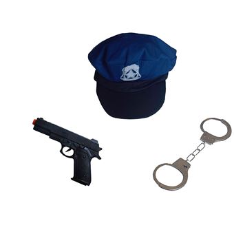 Déguisement enfant Cesar Policier 3-5 ans Noir