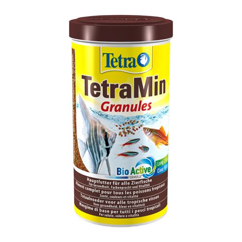 Alimentation tetramin granules pour poissons contenance 1 l