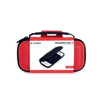 Pochette de transport BigBen pour Nintendo Mini Switch Rouge