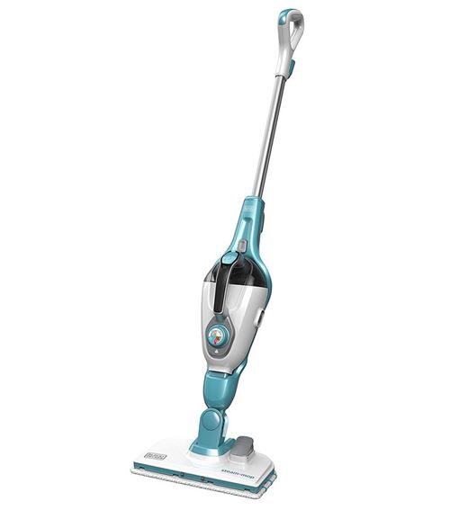 Black & Decker SteaMitt FSMH1321JSM - Stoomreiniger - buis - zakloos - wit/waterblauw