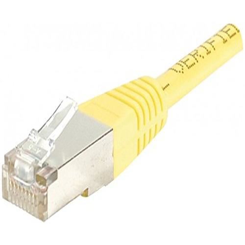 Cordon Patch RJ45 FTP CAT5e Jaune - 3 M