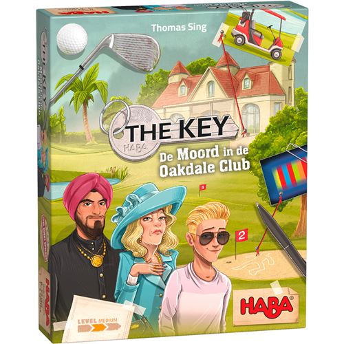 Haba Le meurtre de la clé dans le Oakdale Club NL carton/bois 212 pièces