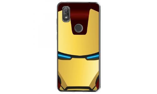 Coque souple pour Wiko View 2 avec impression Motifs masque Iron