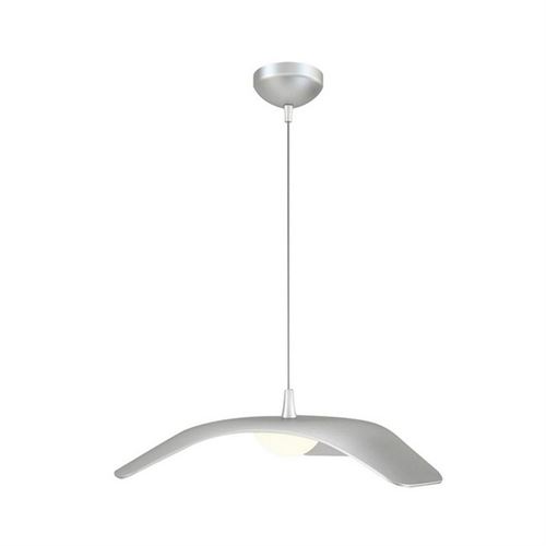 HOMEMANIA Lampe à Suspension Tetto Chandelier - de Plafond - Gris en Métal, 34 x 34 x 120 cm, 1 x LED, 10W, 1050LM, 4200K Lumière Blanc Naturel