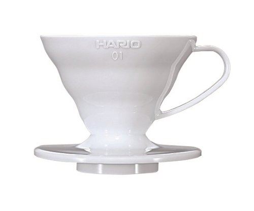 Hario porte-filtre en plastique pour machine à café, blanc, size 01
