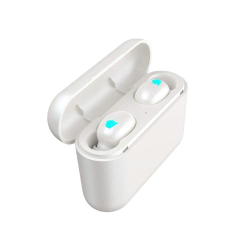 Ecouteurs HBQ-Q32 de main Modèle Bluetooth 5.0 Oreillettes Sans Fil Sport Blanc