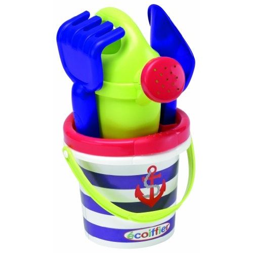 Ecoiffier - 231 - jeu de plein air et sport - seau décor marin garni - 10 cm