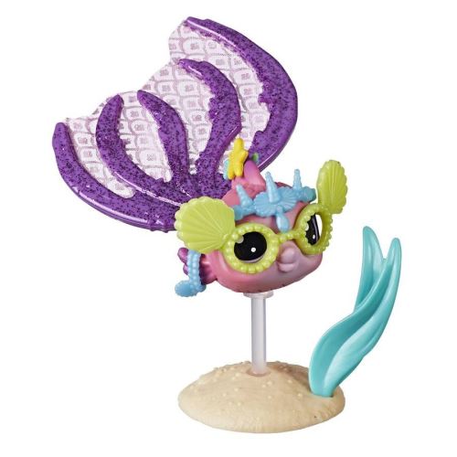 Hasbro Littlest Pet Shop set de jeu Reba Rosyfish rose 9 cm rose